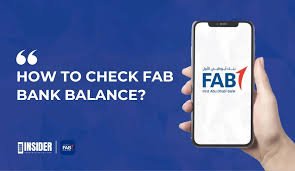 FAB Bank Balance Online