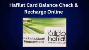 Hafilat Card Balance Check & Recharge Online